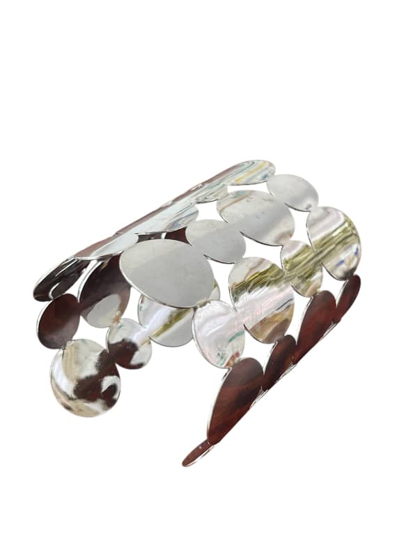 Maxi Brazalete plateado 